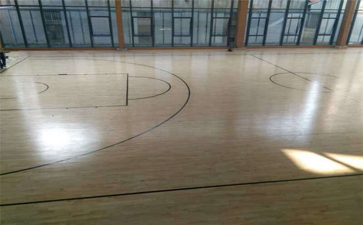 河南企口實木運動地板廠家直銷